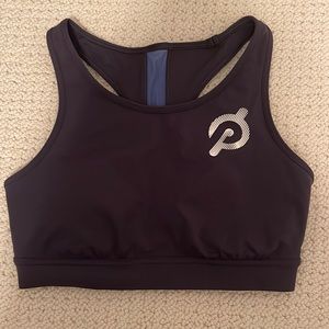 Peloton Navy Sports Bra Sz S